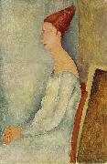 Amedeo Modigliani Portrait de Jeanne Hebuterne oil on canvas